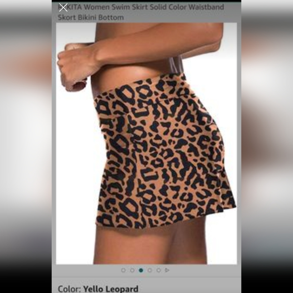Brand New Rekita Swim Skirt XL B32